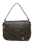 MARINA GALANTI Dark Brown Color Soft PU Material Medium Size Shoulder Bag - MB0360SR2006