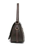 MARINA GALANTI Dark Brown Color Soft PU Material Medium Size Shoulder Bag - MB0360SR2006