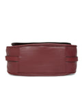 MARINA GALANTI Wine Color Soft PU Material Medium Size Shoulder Bag - MB0360SR2021