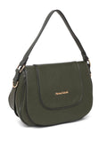 MARINA GALANTI Olive Color Soft PU Material Medium Size Shoulder Bag - MB0360SR2029