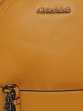 MARINA GALANTI Dark Yellow Color Soft PU Material Medium Size Backpack - MB0364BK1012