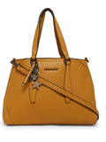 MARINA GALANTI Dark Yellow Color Soft PU Material Medium Size Handbag - MB0364HG2012