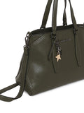 MARINA GALANTI Olive Color Soft PU Material Medium Size Handbag - MB0364HG2029