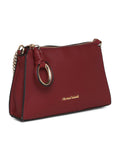 MARINA GALANTI Red Color Soft PU Material Medium Size Crossbody Bag - MB0370CY2069