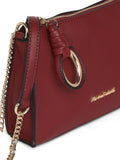 MARINA GALANTI Red Color Soft PU Material Medium Size Crossbody Bag - MB0370CY2069