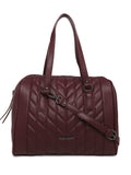 MARINA GALANTI Wine Color Soft PU Material Medium Size Bowling Bag - MB0377BG2021