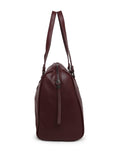 MARINA GALANTI Wine Color Soft PU Material Medium Size Bowling Bag - MB0377BG2021