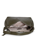 MARINA GALANTI Olive Color Soft PU Material Medium Size Hobo - MB0377HO2029