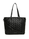 MARINA GALANTI Black Color Soft PU Material Medium Size Shopping Bag - MB0377SG3001