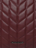 MARINA GALANTI Wine Color Soft PU Material Medium Size Shopping Bag - MB0377SG3021