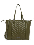MARINA GALANTI Olive Color Soft PU Material Medium Size Shopping Bag - MB0377SG3029
