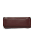 MARINA GALANTI Wine Color Soft PU Material Medium Size Handbag - MB0379HG1021