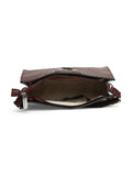 MARINA GALANTI Wine Color Soft PU Material Medium Size Handbag - MB0379HG1021