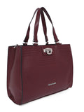 MARINA GALANTI Wine Color Soft PU Material Medium Size Handbag - MB0379HG2021