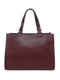 MARINA GALANTI Wine Color Soft PU Material Medium Size Handbag - MB0379HG2021