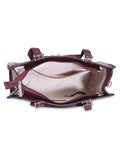 MARINA GALANTI Wine Color Soft PU Material Medium Size Handbag - MB0379HG2021