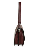 MARINA GALANTI Wine Color Soft PU Material Medium Size Shoulder Bag - MB0379SR2021
