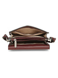 MARINA GALANTI Wine Color Soft PU Material Medium Size Shoulder Bag - MB0379SR2021