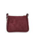 MARINA GALANTI Wine Color Soft PU Material Medium Size Crossbody Bag - MB0380CY2021