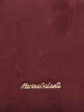 MARINA GALANTI Wine Color Soft PU Material Medium Size Crossbody Bag - MB0380CY2021