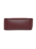 MARINA GALANTI Wine Color Soft PU Material Medium Size Crossbody Bag - MB0380CY2021
