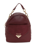 MARINA GALANTI Wine Color Soft PU Material Medium Size Backpack - MB0381BK2021