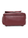 MARINA GALANTI Wine Color Soft PU Material Medium Size Backpack - MB0381BK2021