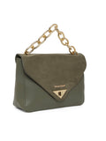 MARINA GALANTI Olive Color Soft PU Material Medium Size Shoulder Bag - MB0381SR1029
