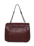 MARINA GALANTI Wine Color Soft PU Material Medium Size Shoulder Bag
