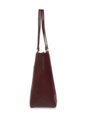 MARINA GALANTI Wine Color Soft PU Material Medium Size Shopping Bag - MB0384SG3021