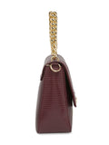 MARINA GALANTI Wine Color Soft PU Material Medium Size Shoulder Bag