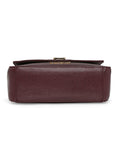MARINA GALANTI Wine Color Soft PU Material Medium Size Shoulder Bag
