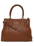 MARINA GALANTI Brown Color Soft PU Material Medium Size Handbag - MB0385HG2007