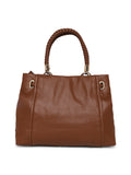 MARINA GALANTI Brown Color Soft PU Material Medium Size Handbag - MB0385HG2007