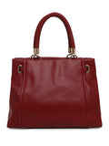MARINA GALANTI Red Color Soft PU Material Medium Size Handbag - MB0385HG2069