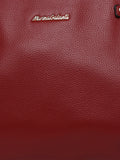 MARINA GALANTI Red Color Soft PU Material Medium Size Handbag - MB0385HG2069