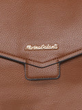 MARINA GALANTI Brown Color Soft PU Material Medium Size Shoulder Bag - MB0385SR2007