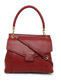 MARINA GALANTI Red Color Soft PU Material Medium Size Shoulder Bag - MB0385SR2069