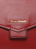 MARINA GALANTI Red Color Soft PU Material Medium Size Shoulder Bag - MB0385SR2069