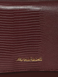 MARINA GALANTI Wine Color Soft PU Material Medium Size Handbag - MB0386HG2021