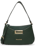 MARINA GALANTI Green Color Soft PU Material Medium Size Baguette - MB0388BE2018