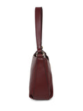 MARINA GALANTI Wine Color Soft PU Material Medium Size Baguette - MB0388BE2021