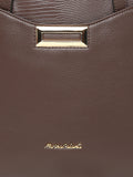 MARINA GALANTI Dark Brown Color Soft PU Material Medium Size Handbag - MB0388HG2006