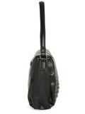 MARINA GALANTI Black Color Soft PU Material Medium Size Baguette - MB0389BE2001