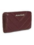 MARINA GALANTI Purple Color Soft PU Material Medium Size Wallet - MW0094M30026