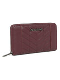 MARINA GALANTI Wine Color Soft PU Material Medium Size Wallet