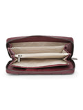 MARINA GALANTI Wine Color Soft PU Material Medium Size Wallet