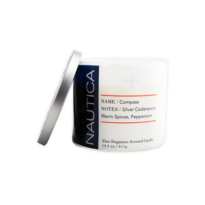 Nautica Compass Fragranced Candle