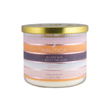 Nautica Gilded Sun + White Tea Aloe Fragranced Candle