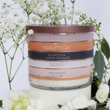 Nautica Gilded Sun + White Tea Aloe Fragranced Candle